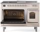 Ilve® Nostalgie II Series 48" Antique White Pro Style Dual Fuel Range-2