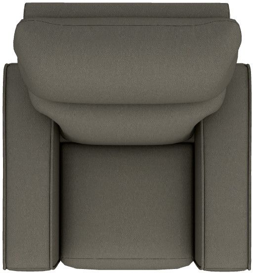 La-Z-Boy® Maddox Smoke Power Rocking Recliner with Headrest and Lumbar-4