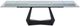 VIG Furniture Modrest Maroney Black/Clear Modern Extendable Dining Table-1