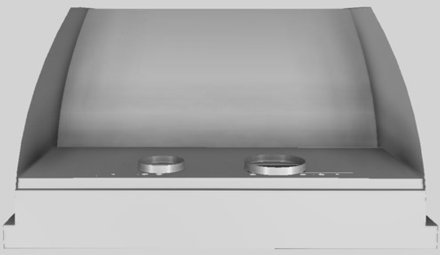 Vent-A-Hood® Designer Series 54" Stainless Steel Wall Mounted Range Hood-3