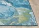 KAS Rugs Illusions Teal Stone 5'x8' Area Rug-1