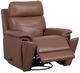 Flexsteel® Customizable Refined Leather Manual Swivel Gliding Recliner-3
