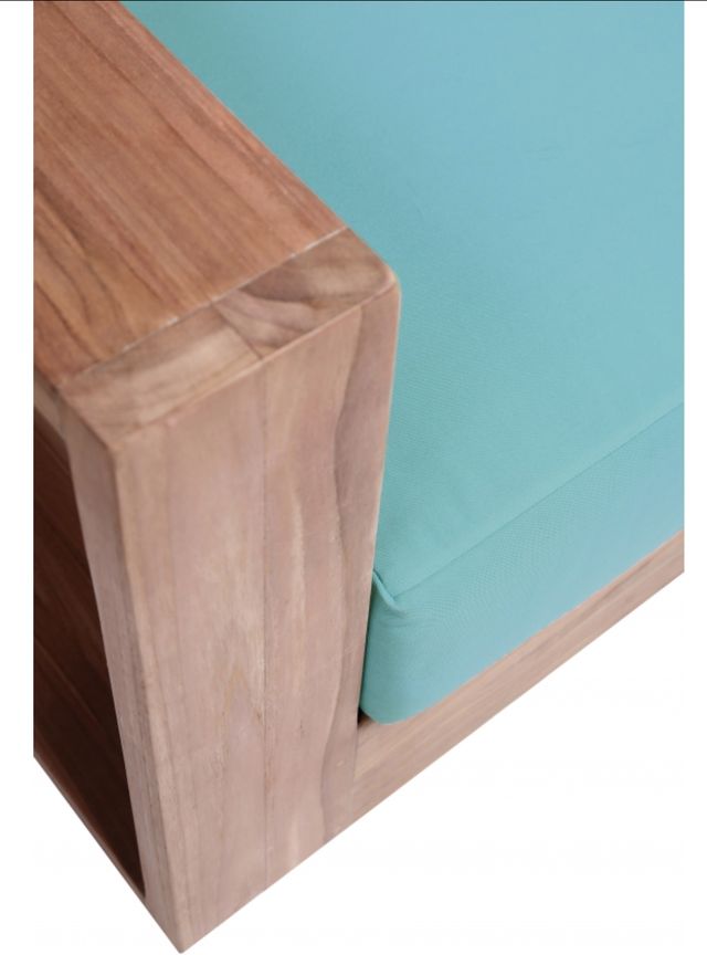 Meridian Furniture Tulum Sea Blue Fabric Outdoor Accent Chair-4