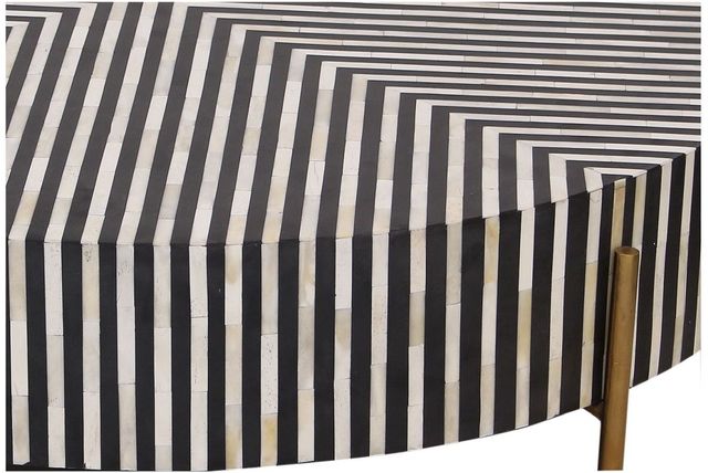 Moe's Home Collection Chameau Black/White Large Coffee Table-2