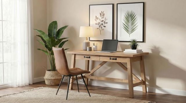 Coaster® Fabian Light Brown Writing desk-1