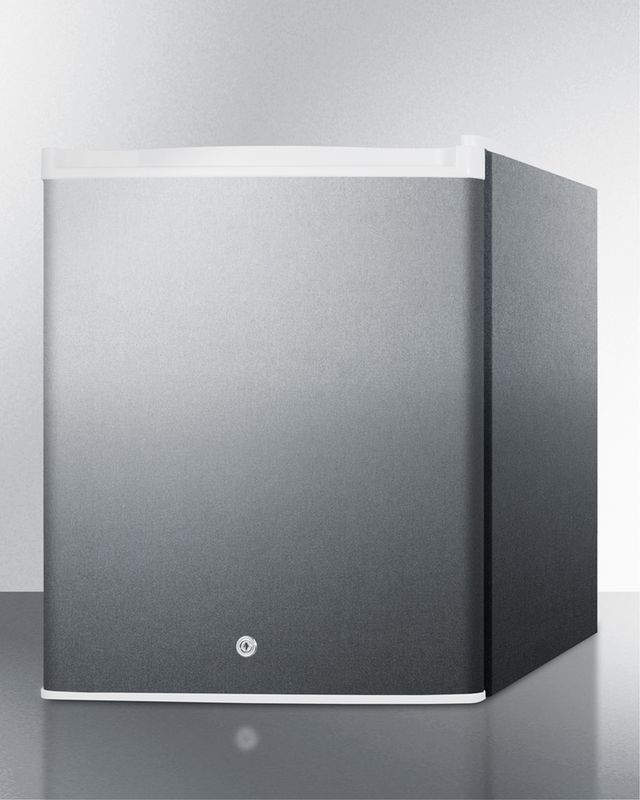 Summit® 1.7 Cu. Ft. Stainless Steel Under the Counter Refrigerator-1
