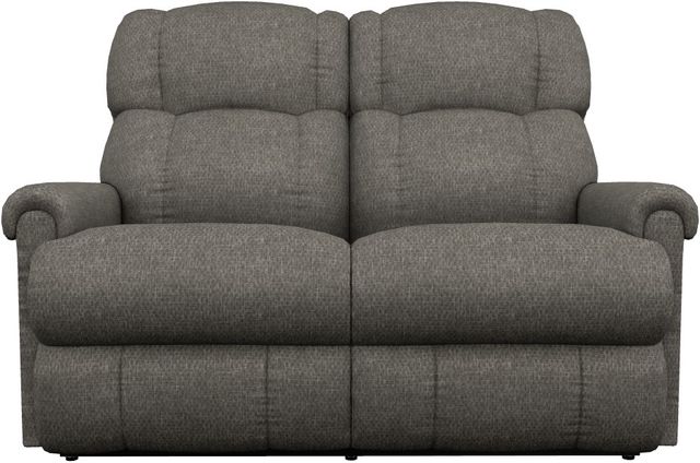 La-Z-Boy® Pinnacle Graphite Power Wall Reclining Loveseat with Headrest and Lumbar-1