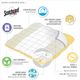 Olliix True North by Sleep Philosophy White Full/Queen Level 1 Cotton Sateen White Down Comforter-2