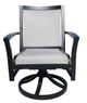 CabanaCoast® Customizable Millcroft Aluminum Outdoor Swivel Rocker Chair-1