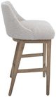 International Furniture Direct Emma Lacquer White/Pearl 30" Barstool-2
