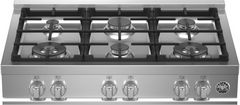 Bertazzoni Master Series 36" Stainless Steel Gas Rangetop