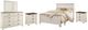Signature Design by Ashley® Willowton 5-Piece Whitewash Queen Panel Bed Set-0