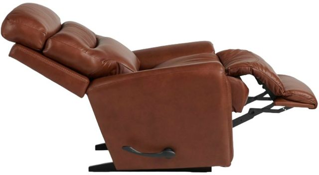 La-Z-Boy® Soren Cognac Leather Manual Rocking Recliner-4
