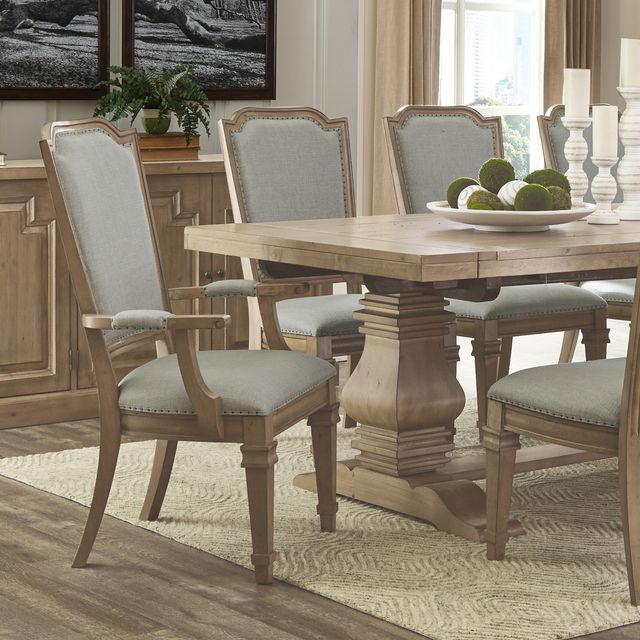 Coaster® Florence Rustic Smoke Dining Table-3