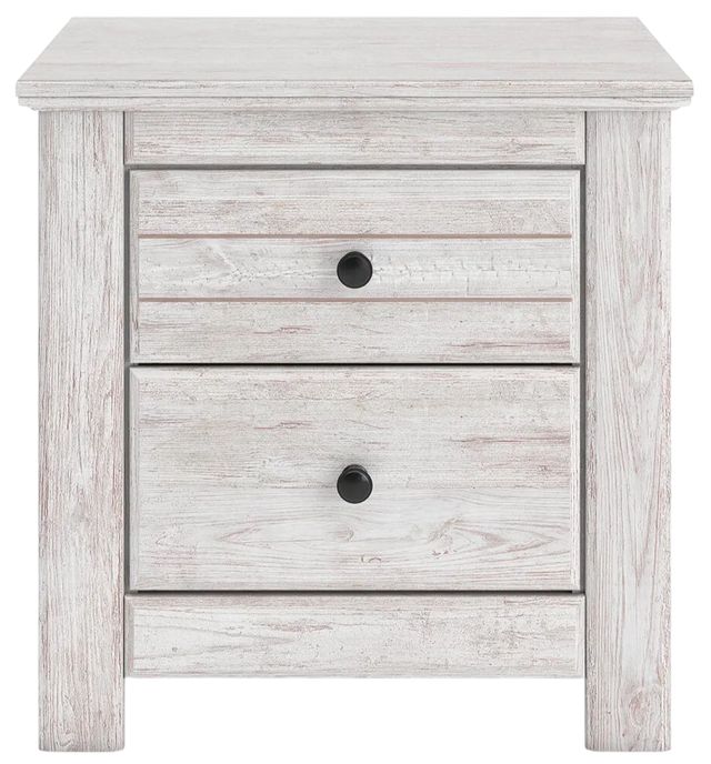 Signature Design by Ashley® Makidern Whitewash Nightstand-2