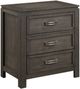 Winners Only® Harper Gray Nightstand-0