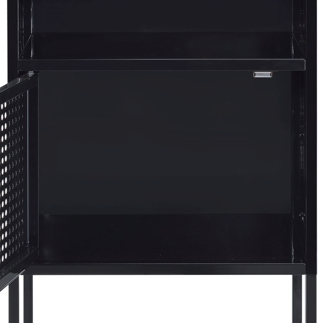 Elements International Ember Black Nightstand-1