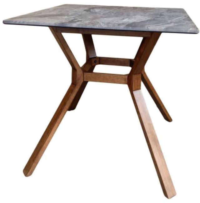 Coaster® Parkersburg Paladina Square Counter Height Table with Natural Walnut Legs-1