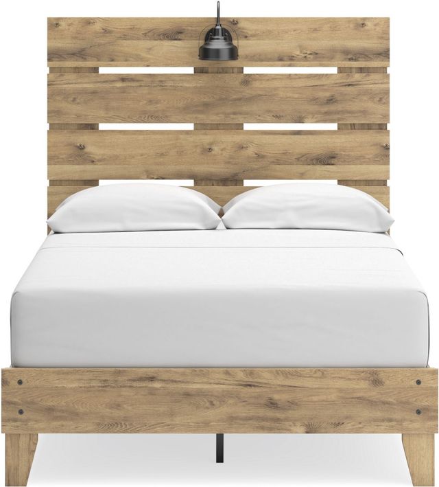 Signature Design by Ashley® Larstin Brown Full Panel Bed-2