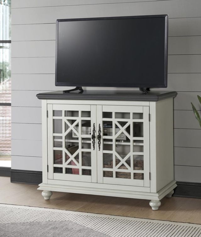 Martin Svensson Small Spaces Gray/White Entertainment Console-1