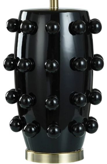 Harp & Finial® Marini Black Table Lamp-1