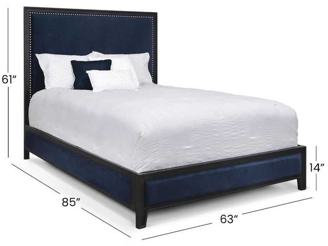 Wesley Allen Customizable Avery Queen Upholstered Panel Bed-2