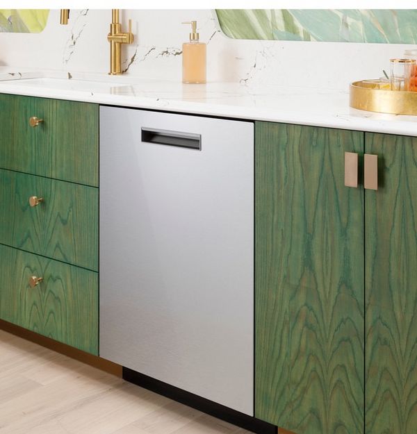 Cafe 24" Modern Glass Top Control Built In Dishwasher