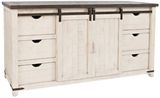 Brown-Vintage White