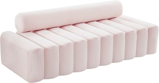 Meridian Furniture Melody Pink Velvet Sofa-0