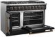 FORNO® Galiano Series Alta Qualita 48" Black and Antique Brass Pro Style Gas Range-4