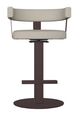 Amisco Customizable Garrison Swivel Counter Stool with Memory Return-1