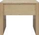 Moe's Home Collection Blake Beige Nightstand with a Travertine Top-4