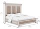 A.R.T. Furniture® Alcove Belgian Ivory/Washe Maple California King Panel Bed-2