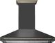 FORNO® Aria Series Alta Qualita 60" Black Wall Mounted Range Hood  -0