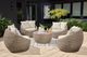 Signature Design by Ashley® Danson 2-Piece Beige Swivel Outdoor Lounge with Cushion-1