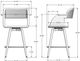 Amisco Customizable Sorrento Swivel Counter Stool-2