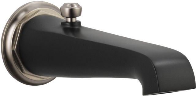 Brizo Rook® Matte Black Diverter Tub Spout Only-0