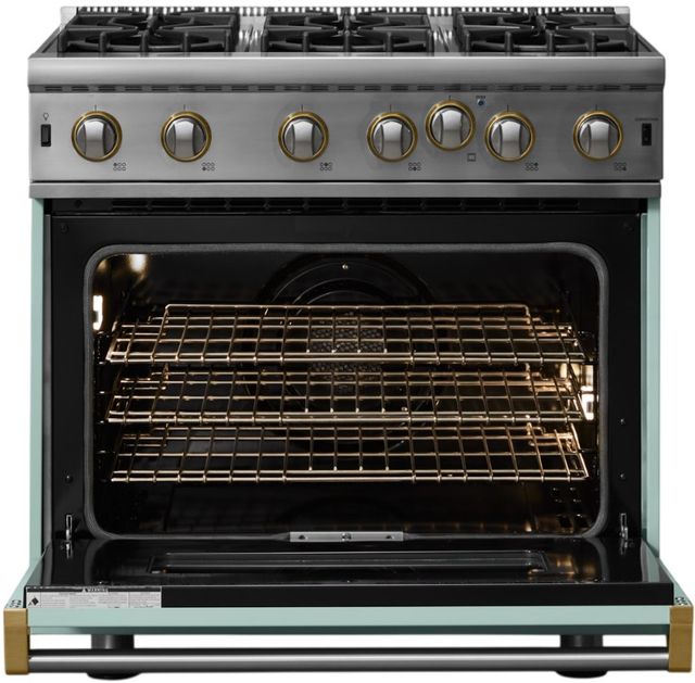 Viking® 5 Series 36" Splash Liquid Propane Pro Style Gas Range-1