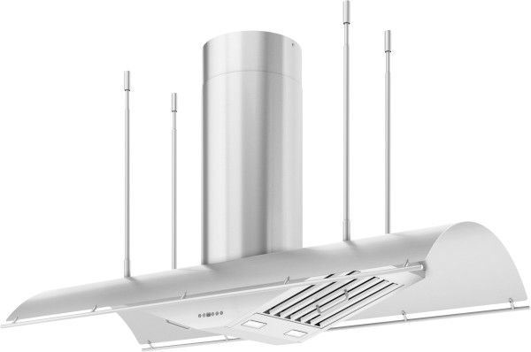 Zephyr Trapeze 60" Stainless Steel Island Range Hood -2