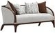 Michael Amini® Houston Gray/Walnut Loveseat-0