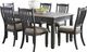 Signature Design by Ashley® Tyler Creek Gray Dining Table with Black Base-1