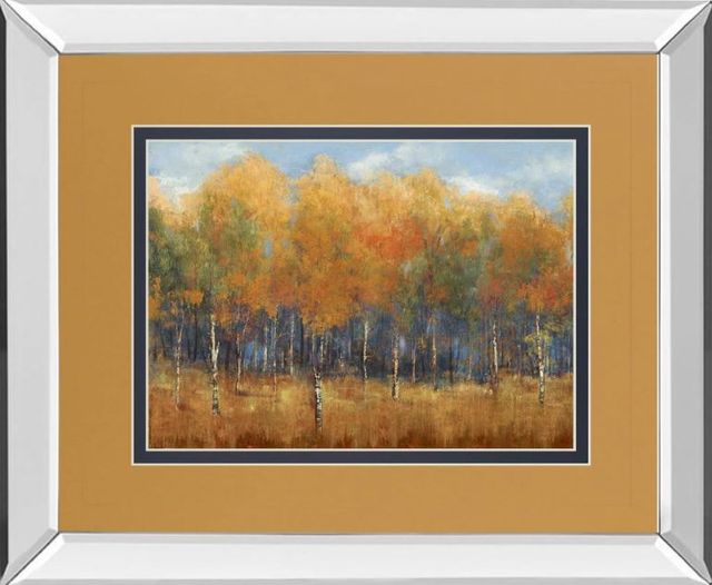 Classy Art Violet Landscape by Carmen Dolce Mirror Framed Wall Art-0