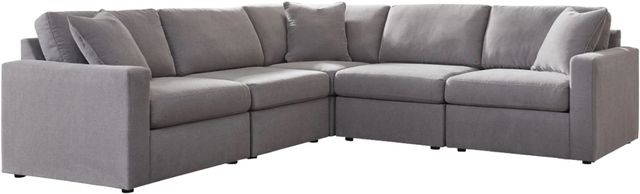 Signature Design by Ashley® Modmax 5-Piece Granite Curved Sectional-0
