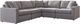 Signature Design by Ashley® Modmax 5-Piece Granite Curved Sectional-0