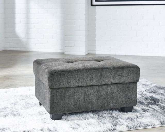 Signature Design by Ashley® Kitler Smoke Storage Ottoman-2