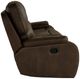 New Classic® Home Furnishings Brookings Brown Sofa with Dual Recliner-4