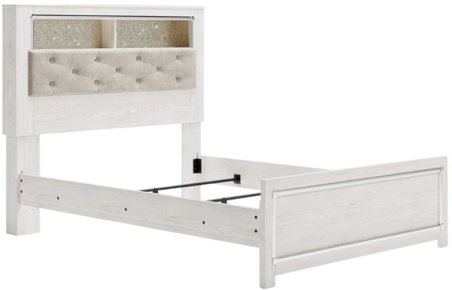 Signature Design by Ashley® Altyra White 66" Queen Panel Bookcase Bed-3