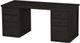 Crate Designs™ Furniture Espresso Lacquer Top Desk-0