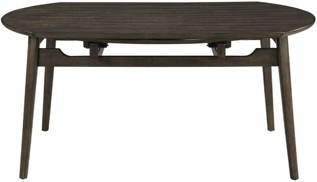 New Classic® Home Furnishings Rex Walnut Dining Table with Self Storing Leaves-3