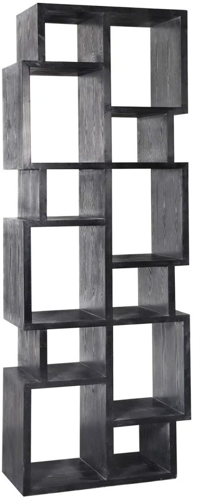 Harp & Finial® Warrington Black Bookcase-0
